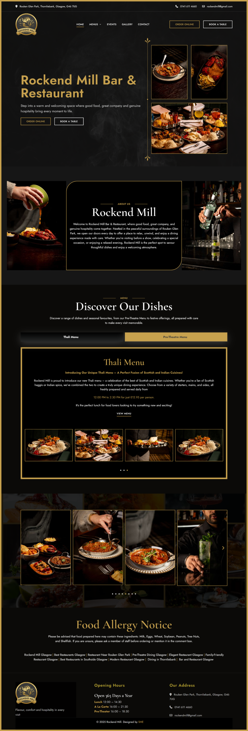 Biryani Boys website screenshot